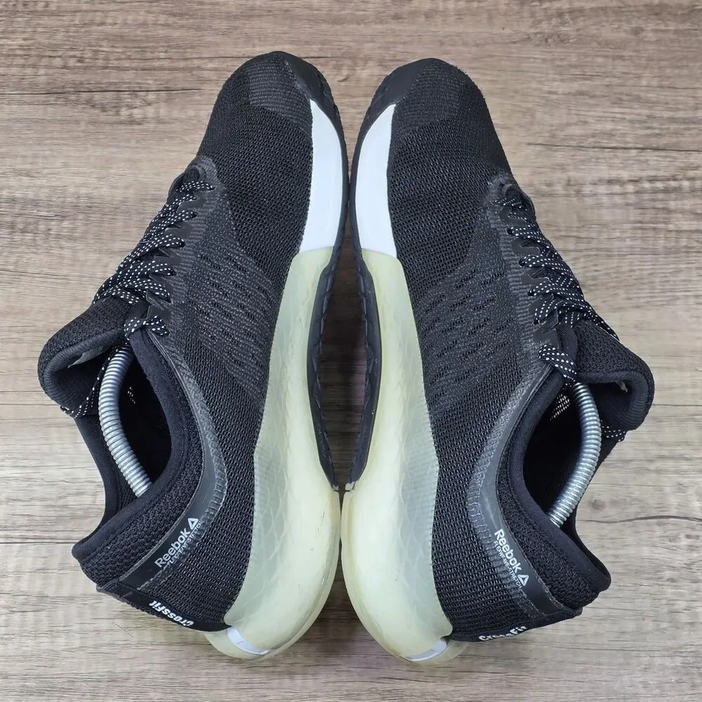 Reebok Nano 9 Men's Size 12.5 Black White Crossfit Athletic Shoes FU6826